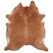 Brown 72 x 0.25 in Area Rug - Loon Peak® Natural Hair Handmade Cowhide Caramel Area Rug Cowhide | 72 W x 0.25 D in | Wayfair