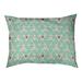 Tucker Murphy Pet™ Chen Hand Drawn Triangles Outdoor Dog Pillow Polyester in Blue | 7 H x 27.56 W x 19.7 D in | Wayfair