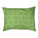 Tucker Murphy Pet™ Chen Hand Drawn Triangles Outdoor Dog Pillow Polyester in Green/Yellow | 6 H in | Wayfair 29CFFB4ED8D74483A2241887900BACC8