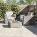 Sol 72 Outdoor™ Commodore Rattan Wicker Fully Assembled 2 - Person Seating Group w/ Cushions Synthetic Wicker/All - Weather Wicker/Wicker/Rattan | Wayfair