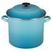 Le Creuset Enamel on Steel Stockpot w/ Lid Carbon Steel in Blue | 7.5 H x 11 W in | Wayfair 56000670170341