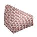 East Urban Home Classic Skyscrapers Bean Bag Cover Polyester/Fade Resistant/Scratch/Tear Resistant in Red/Pink/Gray | 27 H x 30 W x 25 D in | Wayfair