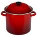 Le Creuset Enamel on Steel Stockpot w/ Lid Carbon Steel in Red | 7.5 H x 11 W in | Wayfair 56000670060341