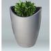 Orren Ellis Gibraltar Plastic Pot Planter in Gray | 36 H x 24 W x 24 D in | Wayfair 418F94826E774E2AA1687696A147239C