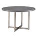 Safco Products Company Mirella Conference Table (Table & Base) in, Sand Dune Wood/Metal in Gray | 29.5 H x 42 W x 42 D in | Wayfair MR42RSGY