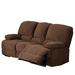 Winston Porter Lerch 82" Pillow Top Arm Reclining Sofa Polyester in Gray | 39 H x 81 W x 39 D in | Wayfair 08111852FE3849C0B01792D236118255