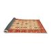 Black/Orange 60 W in Indoor Area Rug - Bloomsbury Market Brzozowski Traditional Light Yellow/Orange/Black Area Rug Polyester/Wool | Wayfair