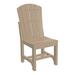 Ebern Designs Lemp Adirondack Dining Height Patio Dining Chair Plastic/Resin in Gray | 41.25 H x 20.25 W x 24.25 D in | Wayfair