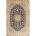 Black 84 x 60 W in Indoor Area Rug - Bloomsbury Market Traditional Beige/Area Rug Polyester/Wool | 84 H x 60 W in | Wayfair