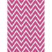 Pink 24 x 0.35 in Indoor Area Rug - Latitude Run® Gumbert Patterned/White Area Rug Polyester/Wool | 24 W x 0.35 D in | Wayfair