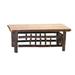 Loon Peak® Cleary 4 Legs Coffee Table w/ Storage Wood in Brown | 18 H x 42 W x 42 D in | Wayfair AE22F4DFEE3949A8852C98B57E9C027A