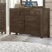 Loon Peak® Geohagan 9 Drawer Dresser w/ Mirror Wood in Brown | 79.96 H x 65.59 W x 17.75 D in | Wayfair 3DD115786F5142B89BC2A6D981C48537