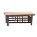 Loon Peak® Cleary 4 Legs Coffee Table w/ Storage Wood in Brown | 18 H x 48 W x 24 D in | Wayfair 09EDCA373E0146F4BA4D6554C9B7DD14