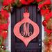 The Holiday Aisle® Christmas Ornament Decorative Holiday Sign Wood in Red | 18 H x 15 W x 0.25 D in | Wayfair 0E8B47ADC32A43999825D80B21461BEC