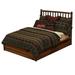 Loon Peak® Cleary Solid Wood Platform Bed Wood in Brown | 53 H x 80 W x 87 D in | Wayfair 8426FADCDC6C41DDBD4F3E124B175CB7