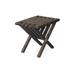 Union Rustic Danwood Wooden Outdoor Side Table Wood in Brown | 17 H x 19 W x 15 D in | Wayfair XQET36YPEB