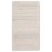 Blue/Brown 84 x 0.5 in Area Rug - Highland Dunes Correa Braided Eggshell Area Rug Wool | 84 W x 0.5 D in | Wayfair 0027XS07000900600