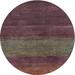 Green 48 x 0.35 in Indoor Area Rug - World Menagerie O'Carroll Purple/Area Rug Polyester/Wool | 48 W x 0.35 D in | Wayfair