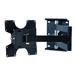 Symple Stuff Claudette Full Motion Universal Wall Mount Holds up to 99 lbs, Steel in Black | 9.1 H x 9.4 W in | Wayfair LCD5004BLK