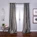 Red Barrel Studio® Daniell Damask Semi-Sheer Grommet Single Curtain Panel Polyester in Brown | 84 H in | Wayfair ZRYA-TAUP-84