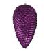 The Holiday Aisle® Matte Glitter Pinecone Christmas Ornament Plastic in Indigo | 10 H x 5 W x 5 D in | Wayfair 8B1618B5ECC342E3AA99DD634562FCB6