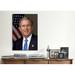 Winston Porter Political George W. Bush Portrait - Wrapped Canvas Photographic Print Canvas in Black/Brown | 90 H x 60 W x 1.5 D in | Wayfair