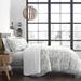 City Scene Aria Reversible Comforter Set Microfiber, Polyester in Gray/White | Twin + 1 sham | Wayfair USHSFN1064668