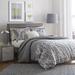 City Scene Branches Reversible Duvet Cover Set Cotton in Gray | King Duvet Cover + 2 Shams | Wayfair 215676