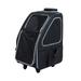 Petique's 5-in-1 Pet Carrier Polyester in Black | 21 H x 11 W x 13 D in | Wayfair PC01030103