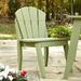 Latitude Run® Boganville Patio Dining Chair Wood in Green | 36.75 H x 22.25 W x 23 D in | Wayfair E038CA233DFD45B9B9C4A437835C2C95