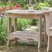 Red Barrel Studio® Worden Outdoor Side Table Wood in White | 24.5 H x 28.5 W x 23 D in | Wayfair A040-014