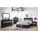 House of Hampton® Hillyard Low Profile Storage Platform Bed Wood in Black/Brown | 50.5 H x 82 W x 83.5 D in | Wayfair