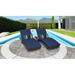 Highland Dunes Decatur 80" Long Reclining Chaise Lounge Set w/ Cushions and Table in Brown | 16 H x 31 W x 80 D in | Outdoor Furniture | Wayfair