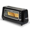 Dash 2 Slice Long Slot Clear View Toaster Steel | 7.8 H x 15.7 W x 6.6 D in | Wayfair DVTS501BK