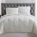 Truly Soft Solid Microfiber Modern & Contemporary Comforter Set Polyester/Polyfill/Microfiber in White | Wayfair CS1969IVFQ-1500