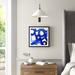 Orren Ellis Windsor Ravel II' Painting on Canvas, Solid Wood in Blue/White | 17.5 H x 17.5 W x 1.5 D in | Wayfair A0B535A0FA544CC6BA34142BE92C2C27