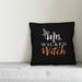 The Holiday Aisle® Spindler Mrs. Wicked Witch Throw Pillow Polyester/Polyfill blend | 18 H x 18 W x 1.5 D in | Wayfair