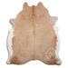 White 72 x 0.25 in Area Rug - Loon Peak® Natural Hair Handmade Cowhide Beige Area Rug Cowhide | 72 W x 0.25 D in | Wayfair