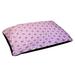 Tucker Murphy Pet™ Byrge Hexagons Triangles Dog Bed Pillow Polyester in Pink/Indigo | 6 H x 28 W x 18 D in | Wayfair