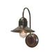 Williston Forge Yazmin Goose Neck 1-Light Armed Sconce Metal in Brown | 13 H x 7.25 W x 10.5 D in | Wayfair 3AE3D33F4B8A452E847694FF6621F2CA