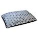 Tucker Murphy Pet™ Byrge Hexagons Triangles Dog Bed Pillow Polyester in Blue/Black | 6 H x 28 W x 18 D in | Wayfair