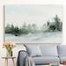 Union Rustic Evergreens In The Distance I - Painting Print on Canvas Canvas, Solid Wood in Gray/Green | 12 H x 8 W x 1 D in | Wayfair