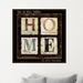 Winston Porter Home Sweet Home Personalized Wall Decal Canvas/Fabric in Black | 20 H x 20 W in | Wayfair 48866E2B8CD24F91B842A20589531D84