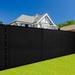 Boen Privacy Screen Composite Fencing Composite, Nylon in Black | 60 H x 600 W x 0.5 D in | Wayfair PN-30065