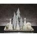 Mercury Row® Ceramic Stemmed Christmas Tree Tabletop Decoration Ceramic in Gray | 13.75 H x 11 W x 2.5 D in | Wayfair