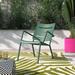 Etta Avenue™ Nyx Patio Chair Plastic | 31.5 H x 24 W x 30 D in | Wayfair TO-1820-O-DG