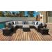 River Brook 12 Piece Rattan Sectional Seating Group Synthetic Wicker/All - Weather Wicker/Wicker/Rattan | Outdoor Furniture | Wayfair