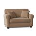 Sand & Stable™ Lastovo 56" Round Arm Sofa Bed Polyester/Other Performance Fabrics in Brown | 36 H x 56 W x 36 D in | Wayfair