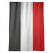 East Urban Home Tampa Bay Football Stripes Room Darkening Rod Pocket Single Curtain Panel Sateen in Red/Black | 53 H in | Wayfair