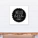 Harriet Bee Macomber Hello Little One Canvas Art Canvas in Black/White | 20 H x 20 W x 1.25 D in | Wayfair 2F53896B9303413285E732F51AA0EFED